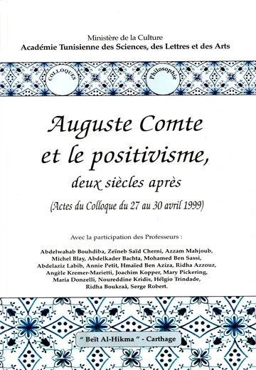 Cover of Auguste Comte et le Positivisme