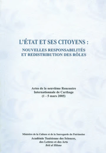 Cover of l’Etat et ses Citoyens : Nouvelles Responsabilités et Redistribution des Rôles