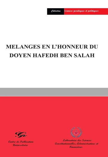 Cover of Melanges Offerts en l’Honneur du Professeur Hafedh Ben Salah