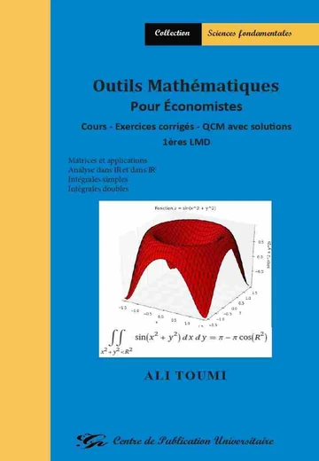 Cover of Outils Mathématiques pour Economistes