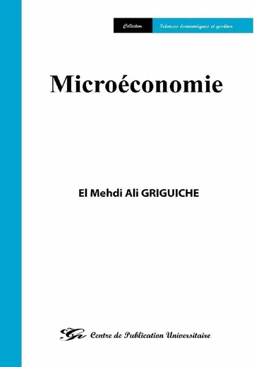 Cover of Microéconomie