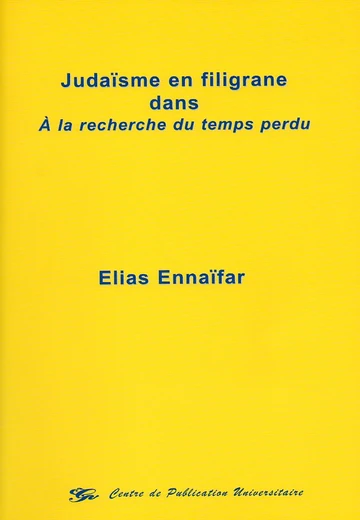 Cover of Judaïsme en Filigrane dans À la Recherche du Temps Perdu