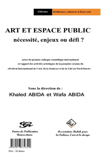 Cover of Art et Espace Public : Nécessité, Enjeux ou Défi ?