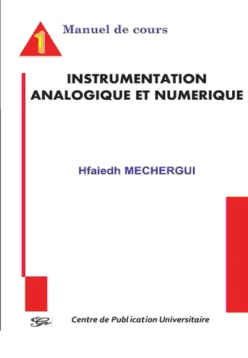 Cover of Instrumentation Analogique et Numérique