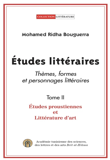 Cover of Etudes Littéraires Thèmes, Formes et Personnages Littéraires Tome 2