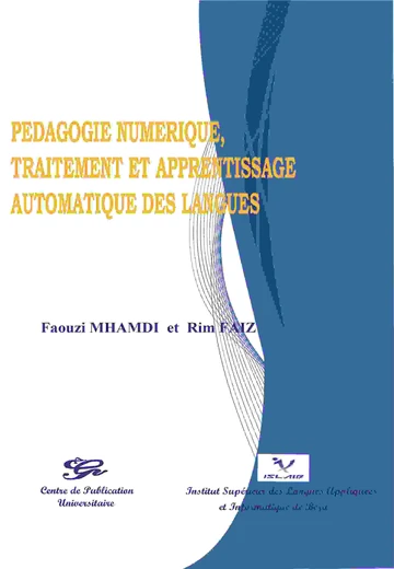 Cover of Pédagogie Numérique, Traitement et Apprentissage Automatique des Langues